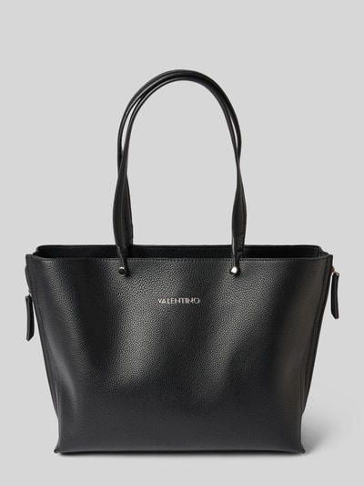Valentino Bags shopper met labelopschrift Model: 'PARKA' Zwart - 1
