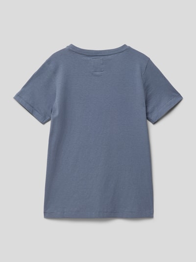 Garcia T-shirt z nadrukowanym motywem Niebieski 3