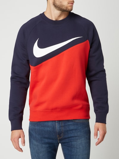 Nike Sweatshirt mit Logo-Print Rot 4