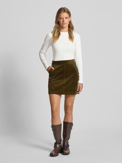 Marc O'Polo Denim Slim Fit Langarmshirt aus Baumwoll-Mix Weiss 1