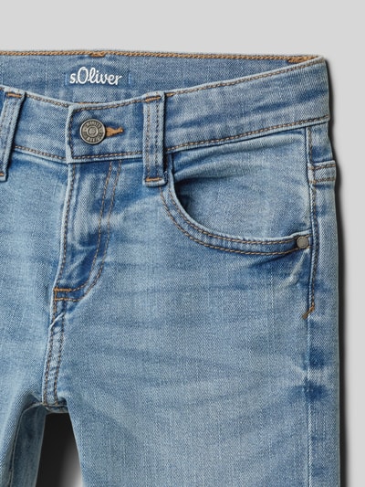 s.Oliver RED LABEL Slim Fit Jeans aus Baumwoll-Mix Modell 'BRAD' Blau 2