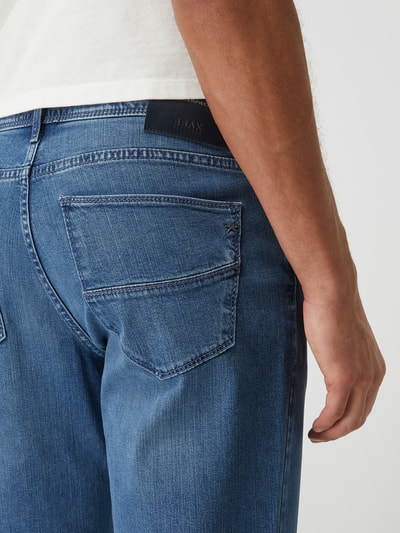 Brax Straight fit jeans met modal, model 'Cadiz' Blauw - 3