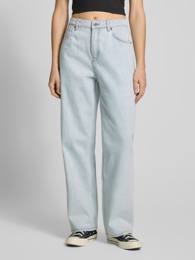 Hugo Blue Wide leg jeans in 5-pocketmodel, model 'Leni' Lichtblauw - 4