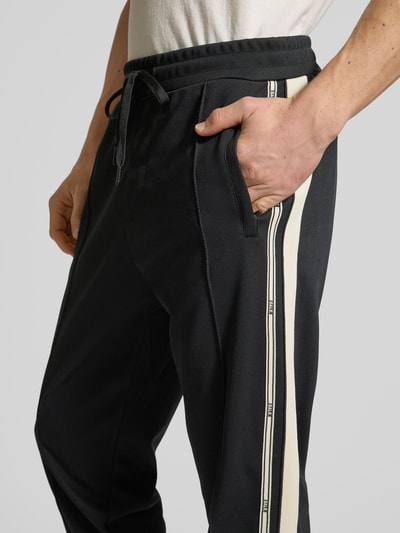 Balr. Sweatpants met galonstrepen en elastische band Zwart - 3