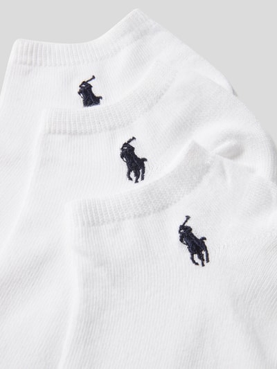 Polo Ralph Lauren Underwear Sneakersokken van elastische katoenmix in een set van 3 paar Wit - 2