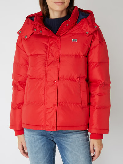 Levi's® Daunenjacke mit Kapuze - wasserabweisend Rot 4