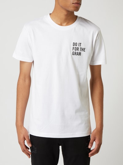 Mister Tee T-Shirt mit Message-Print Weiss 4