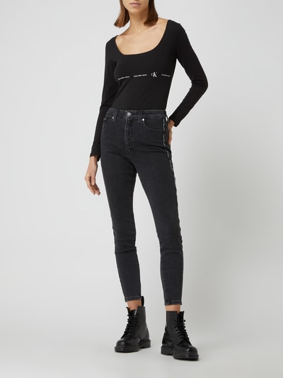 Calvin Klein Jeans Body met stretch  Zwart - 1