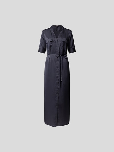 Theory Midikleid mit Knopfleiste Marineblau 2