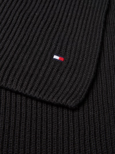 Tommy Hilfiger Schal aus Baumwoll-Kaschmir-Mix Black 2