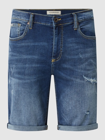 Lindbergh Korte regular fit jeans met stretch Blauw - 2