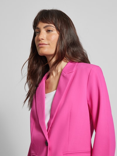 YAS Blazer met paspelzakken, model 'BELLA' Felroze - 3