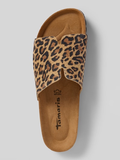 Tamaris Sandały ze skóry Beżowy 3