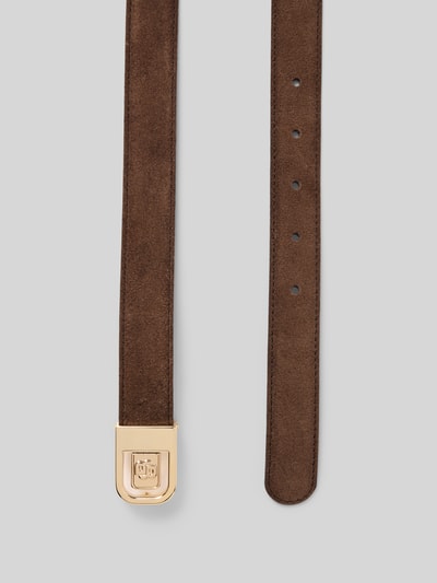 BOSS Wendegürtel aus echtem Rindsleder Dunkelbraun 3