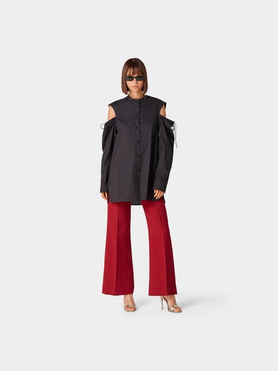 Joseph Cold-Shoulder-Bluse Schwarz 1