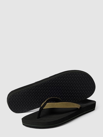 Rip Curl Teenslippers met label in reliëf Zwart - 5