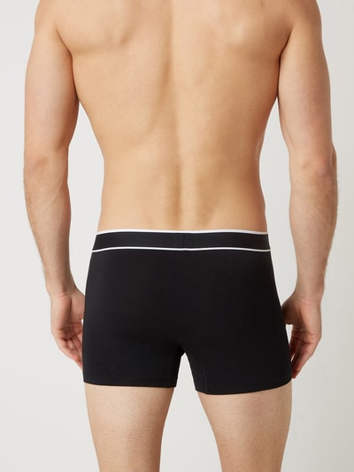 Schiesser Trunks mit Stretch-Anteil im 3er-Pack Black 3