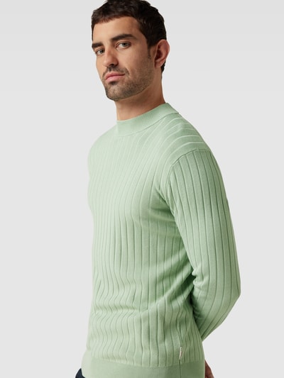 CINQUE Strickpullover mit Rundhalsausschnitt Modell 'Giano' Lind 3