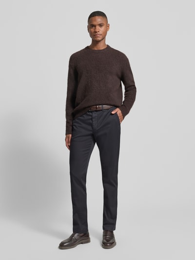 Tommy Hilfiger Regular fit chino van katoenmix, model 'DENTON' Marineblauw - 1