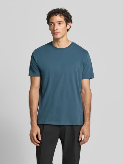 CINQUE T-Shirt mit Rundhalsausschnitt Modell 'CIDANI' Petrol 4