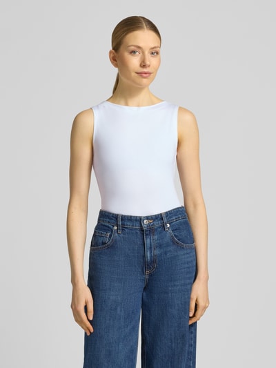 VERO MODA Slim Fit Top aus Baumwoll-Modal-Mix Modell 'PANDA' Weiss 4