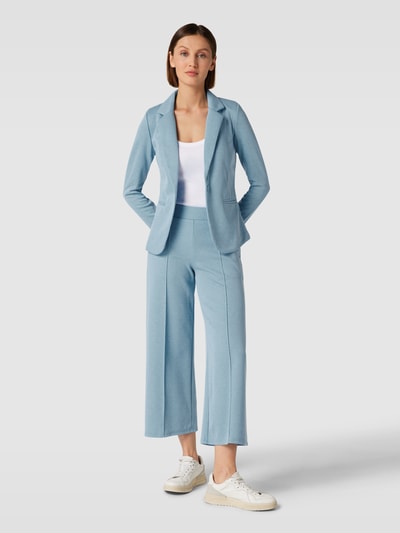 ICHI Stoffhose mit Strukturmuster Modell 'KATE' Blau 1