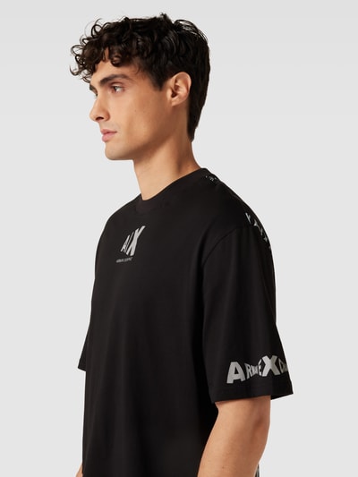 Armani Exchange T-Shirt mit Label-Details Black 3