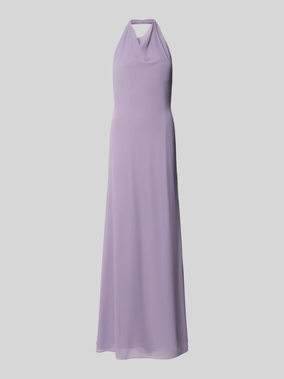 Mascara Abendkleid mit Neckholder Flieder 2