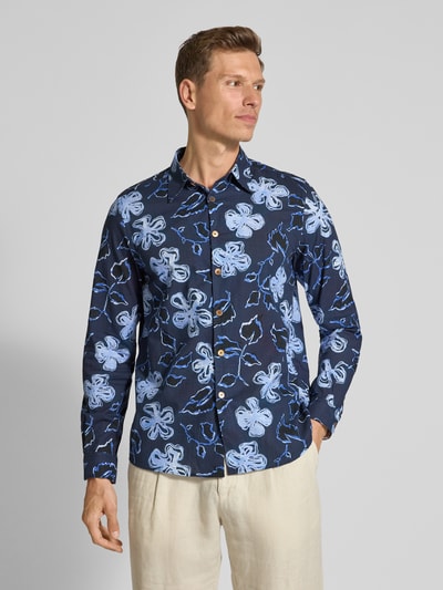 PAUL SMITH Freizeithemd mit Kentkragen Marine 4