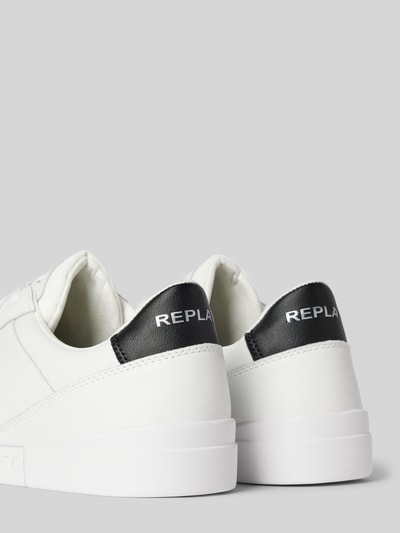 Replay Sneaker aus echtem Leder Modell 'POLYS COURT' Weiss 2