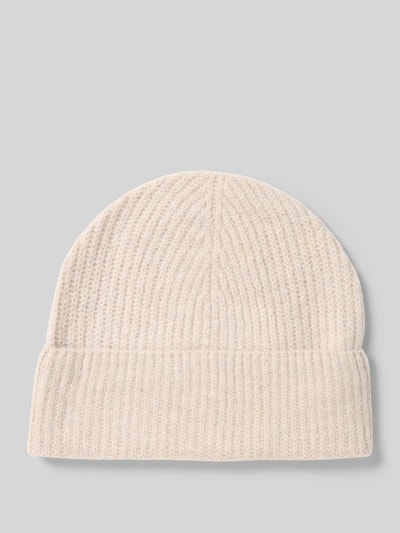 Christian Berg Woman Regular fit muts met wol in gebreide look Beige - 1