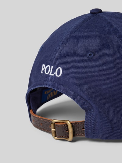 Polo Ralph Lauren Baseballpet met logostitching Marineblauw - 3