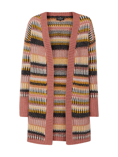 Review Cardigan mit offener Vorderseite Altrosa 2