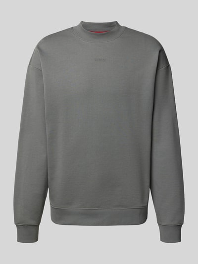 HUGO Regular Fit Sweatshirt aus reiner Baumwolle Modell 'DAPOCREW' Anthrazit 2