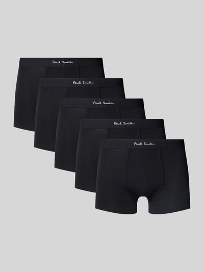 PAUL SMITH Trunks mit elastischem Logo-Bund im 3er-Pack Black 1