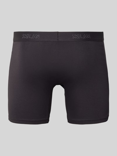 SLG Boxershort met logostitching in een set van 2 stuks, model 'Sloggi' Antraciet - 3