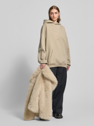 Karo Kauer Oversized hoodie met capuchon Zand - 1