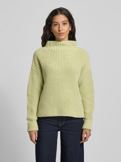 Selected Femme Golf o kroju regular fit z mieszanki bawełny model ‘SELMA’ Trzcinowy 4