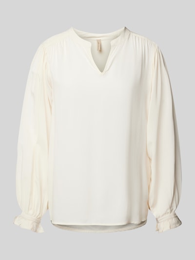 Soyaconcept Blusenshirt mit V-Ausschnitt Modell 'RADIA' Offwhite 2