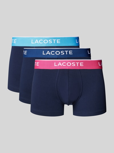 Lacoste Obcisłe bokserki z pasem z logo Ciemnoniebieski 1