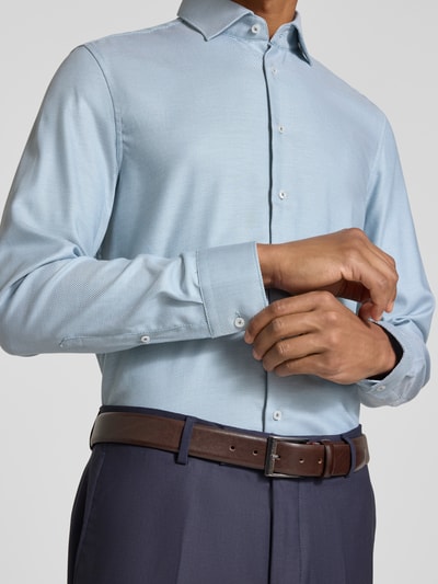 Seidensticker Slim Fit Businesshemd aus reiner Baumwolle Modell 'New Kent Patch' Gruen 3