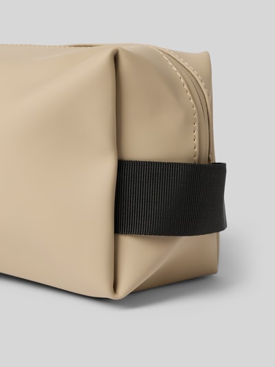 RAINS Toilettas met logo Beige - 2