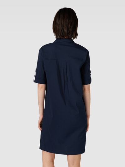 Betty Barclay Knielange jurk met platte kraag Marineblauw - 5