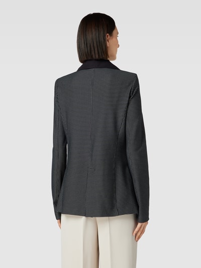 Emporio Armani Blazer mit Allover-Muster Black 5