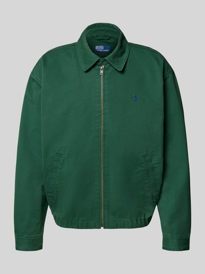 Polo Ralph Lauren Windbreaker mit Umlegekragen und Label-Stitching Dunkelgruen 2
