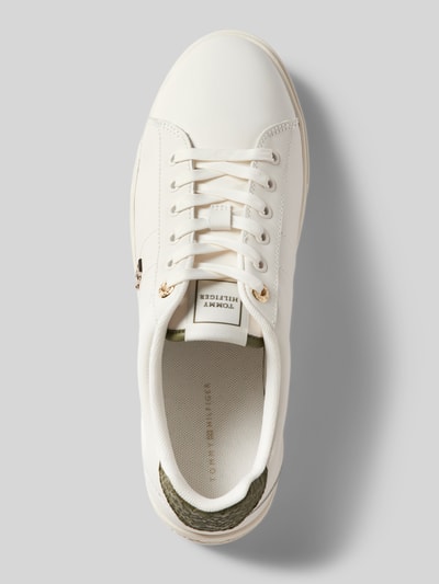 Tommy Hilfiger Sneakers van leer met labeldetail, model 'ELEVATED' Wit - 3