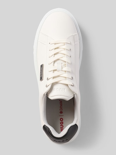 HUGO Sneaker mit Plateau-Sohle Weiss 3
