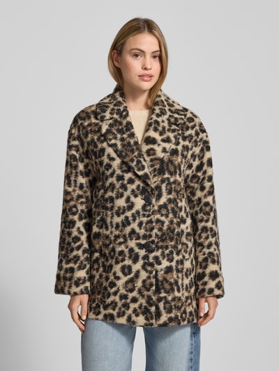 Fuchs Schmitt Kurtka z kołnierzem z połami i listwą guzikową Camel 4