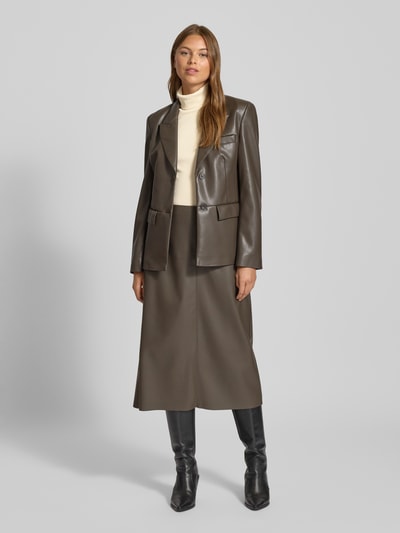 Vero Moda Bluzka z długim rękawem o kroju slim z dodatkiem bawełny model ‘CHLOE’ Écru 1