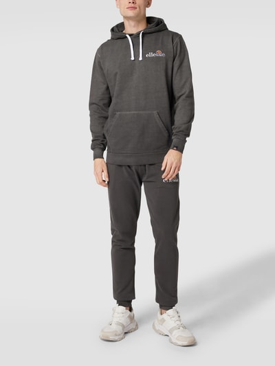 Ellesse Hoodie met labelstitching Zwart - 1